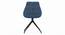 Doris Swivel Dining Chairs - Set Of 2 (Blue, Blue Finish, Fabric Material) by Urban Ladder - Rear View Design 1 - 719225