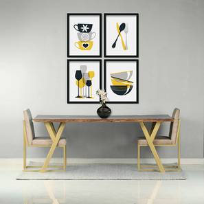Dining Set In Lucknow Design Armdale 6 Seater Powder Coating Dining Table