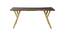 Armdale Acacia Wood 6 Seater Dining Table (Powder Coating Finish) by Urban Ladder - Front View Design 1 - 719299