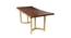 Aversa Acacia Wood 6 Seater Dining Table (Powder Coating Finish) by Urban Ladder - Rear View Design 1 - 719340