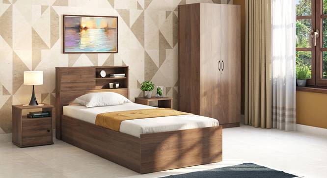 Bed with discount head storage