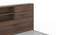 Amy Storage Bed With Headboard Storage - Queen - Classic Walnut (King Bed Size, Classic Walnut Finish) by Urban Ladder - Top View - 