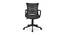 Dorsey Study Chair (Black) by Urban Ladder - Side View - 