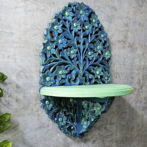 Study In Darjeeling Design Will Multicolor Solid Wood Wall Shelf