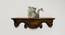 Thomas Coffee Walnut Solid Wood Wall Shelf (Coffee Walnut) by Urban Ladder - Design 1 Side View - 719728