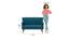 Memsaab Love Seat - Savanna Green (Mediterranian Blue) by Urban Ladder - Design 1 Dimension - 719778