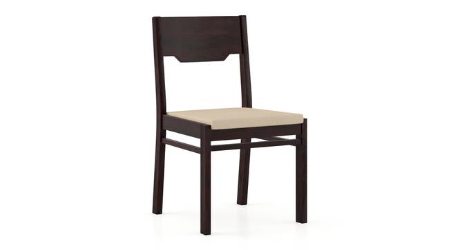 Kerry Dining Chairs - Set Of 2 (Mahogany Finish, Wheat Brown) by Urban Ladder - Side View - 