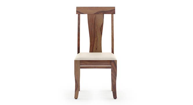 Fabio Solid Wood Dining Chair - Set of 2 (Teak Finish, Birch White) by Urban Ladder - Close View - 