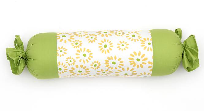 The Little Babushkas Bolster Cover With Filler (Yellow) by Urban Ladder - - 