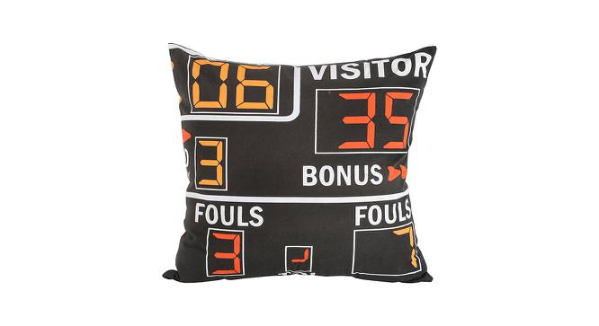 Score Board Puzzle B Cushion Cover (Black) by Urban Ladder - - 