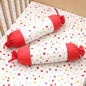 New Arrivals Bedroom Furniture Design The Babys Dayout Bolster Cover With Filler (White)