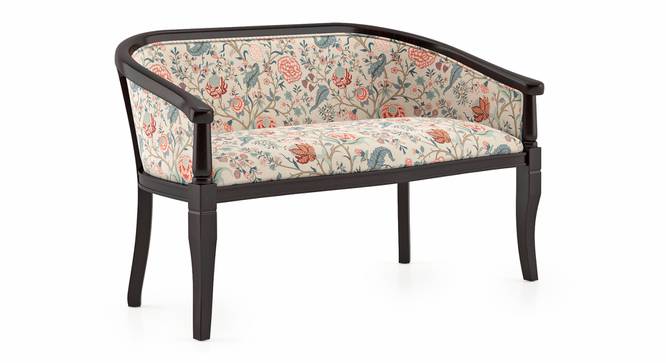 Florence Two Seater Sofa (Mahogany Finish, Calico Floral) by Urban Ladder - Front View Design 1 - 720542