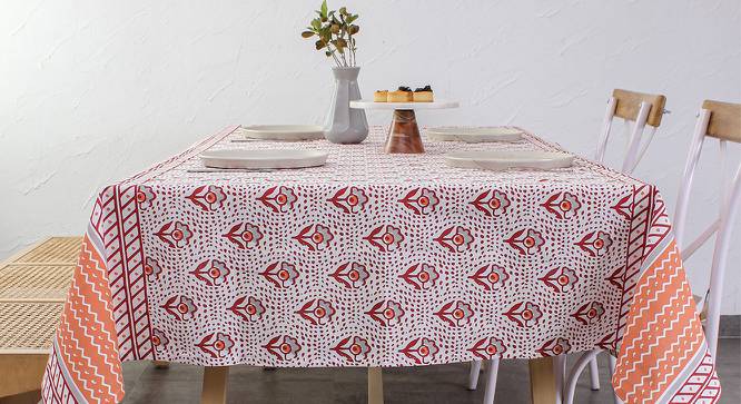House This Multicolor Abstract Table Cover TC1SARREDLRGS22 (Red) by Urban Ladder - Front View Design 1 - 720734