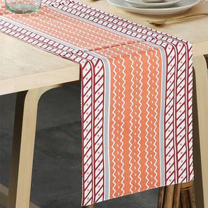 Table Runners Design Red Abstract Cotton Table Runner