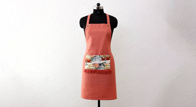 Hemis Gompa Apron Pink (Pink) by Urban Ladder - Front View Design 1 - 720887