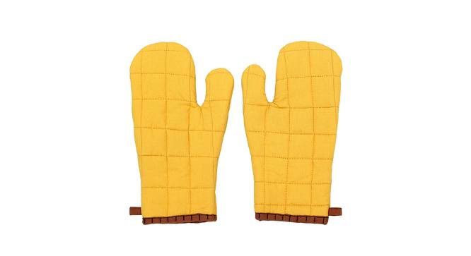 Meringues Gloves Yellow (Yellow) by Urban Ladder - Front View Design 1 - 720901