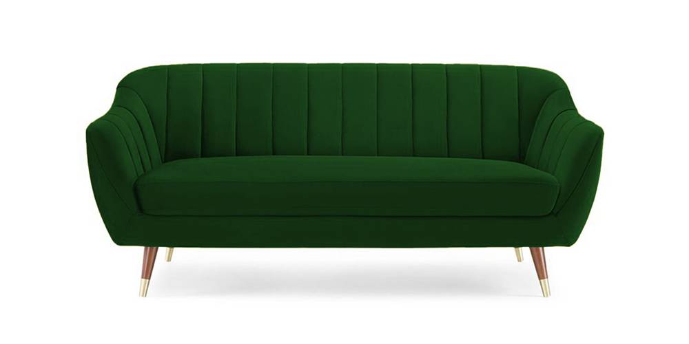 Neo Fabric Sofa - Light Green (3-seater Custom Set - Sofas, None Standard Set - Sofas, Fabric Sofa Material, Regular Sofa Size, Regular Sofa Type, Light Green) by Urban Ladder - - 