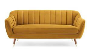 Neo Fabric Sofa - Yellow