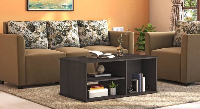 Liam Coffee table - Dark Wenge (Dark Wenge Finish) by Urban Ladder - Front View - 