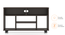 Ian Tv Unit with Casters - Dark Wenge (Dark Wenge Finish) by Urban Ladder - Ground View - 