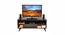 Leo Engineered Wood TV Unit in Wenge Finish (Brown Finish) by Urban Ladder - Front View Design 1 - 