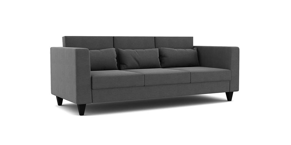 Snooky Fabric Sofa (Grey) Urban Ladder