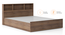 Stewart King Storage Bed With Headboard Storage Dark Wenge (King Bed Size, Classic Walnut Finish) by Urban Ladder - Storage Image - 