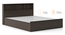 Stewart King Storage Bed With Headboard Storage Dark Wenge (King Bed Size, Dark Wenge Finish) by Urban Ladder - Storage Image - 