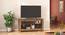 Monroe Tv unit - Classic Walnut (Classic Walnut Finish) by Urban Ladder - Side View - 