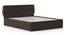Cavinti Storage Bed (Queen Bed Size, Box Storage Type, Rustic Walnut Finish) by Urban Ladder - Close View - 