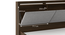 Tyra Storage Bed (King Bed Size, Box Storage Type, Californian Walnut Finish) by Urban Ladder - Dimension - 