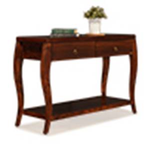 New Arrivals Living Room Furniture Design Reagan Solid Wood Console Table in Walnut Finish