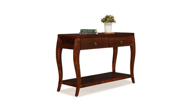 Reagan Console Table (Walnut Finish) by Urban Ladder - Front View Design 1 - 721855
