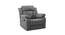 Selino 2 Seater Manual Recliner in Grey Faux Laether (Grey, One Seater) by Urban Ladder - Front View Design 1 - 721981