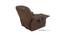 Orion 1 Seater Swivel Rocker Motorized Recliner Chair in Brown Faux Leather (Brown, One Seater) by Urban Ladder - Ground View Design 1 - 722002