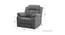 Selino 2 Seater Manual Recliner in Grey Faux Laether (Grey, One Seater) by Urban Ladder - Design 1 Dimension - 722033