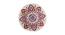 Multicolor Suzani Hand Tufted Carpet 4X4B Feet (Multicolor) by Urban Ladder - Front View Design 1 - 722155