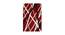 Red Geometric Hand Tufted Carpet 4X6 Feet (Red, 183 x 122 cm  (72" x 48") Carpet Size) by Urban Ladder - Front View Design 1 - 722195