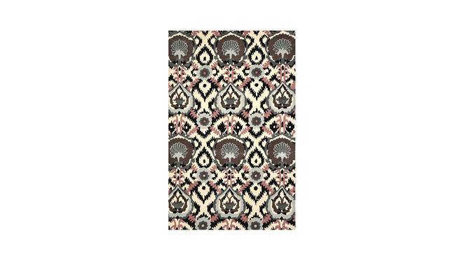 Multicolor Ikat Hand Tufted Carpet 5X8 Feet (152 x 244 cm  (60" x 96") Carpet Size, Multicolor) by Urban Ladder - Front View Design 1 - 722198