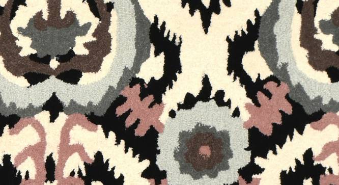 Multicolor Ikat Hand Tufted Carpet 5X8 Feet (152 x 244 cm  (60" x 96") Carpet Size, Multicolor) by Urban Ladder - Design 1 Side View - 722209