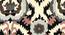 Multicolor Ikat Hand Tufted Carpet 5X8 Feet (152 x 244 cm  (60" x 96") Carpet Size, Multicolor) by Urban Ladder - Design 1 Side View - 722209