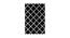 Black And White Moroccan Hand Tufted Carpet 4X6 Feet (Black, 183 x 122 cm  (72" x 48") Carpet Size) by Urban Ladder - Front View Design 1 - 722242