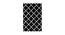 Black And White Moroccan Hand Tufted Carpet 4X6 Feet (Black, 183 x 122 cm  (72" x 48") Carpet Size) by Urban Ladder - Front View Design 1 - 722242