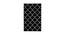 Black Trellis Hand Tufted Carpet 5X8 Feet (Black, 152 x 244 cm  (60" x 96") Carpet Size) by Urban Ladder - Front View Design 1 - 722246