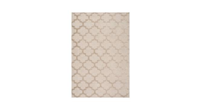 Beige Moroccan Hand Tufted Carpet 5X8 Feet (Beige, 152 x 244 cm  (60" x 96") Carpet Size) by Urban Ladder - Front View Design 1 - 722248