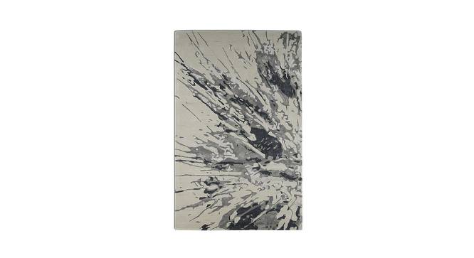 Grey Abstract Hand Tufted Carpet 5X8 Feet (Grey, 152 x 244 cm  (60" x 96") Carpet Size) by Urban Ladder - Front View Design 1 - 722250