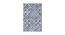 Blue Dip Dyed Hand Trellis Tufted Carpet 4.6X7.6 Feet (Blue, 231 x 140 cm  (91" x 55") Carpet Size) by Urban Ladder - Front View Design 1 - 722253