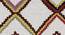 Ivory Multicolor Geometric Hand Tufted Carpet 4X6 Feet (183 x 122 cm  (72" x 48") Carpet Size, Multicolor) by Urban Ladder - Design 1 Side View - 722258