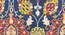 Blue And Multicolor Persian Hand Tufted Carpet 5X8 Feet (152 x 244 cm  (60" x 96") Carpet Size, Multicolor) by Urban Ladder - Design 1 Side View - 722260