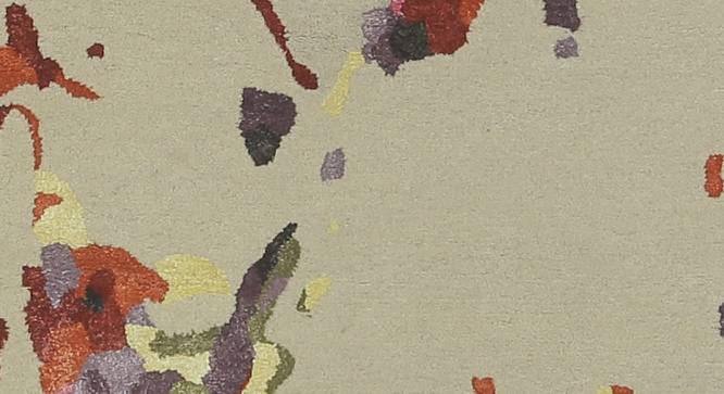 Beige Abstract Hand Tufted Carpet 5X8 Feet (Beige, 152 x 244 cm  (60" x 96") Carpet Size) by Urban Ladder - Design 1 Side View - 722262